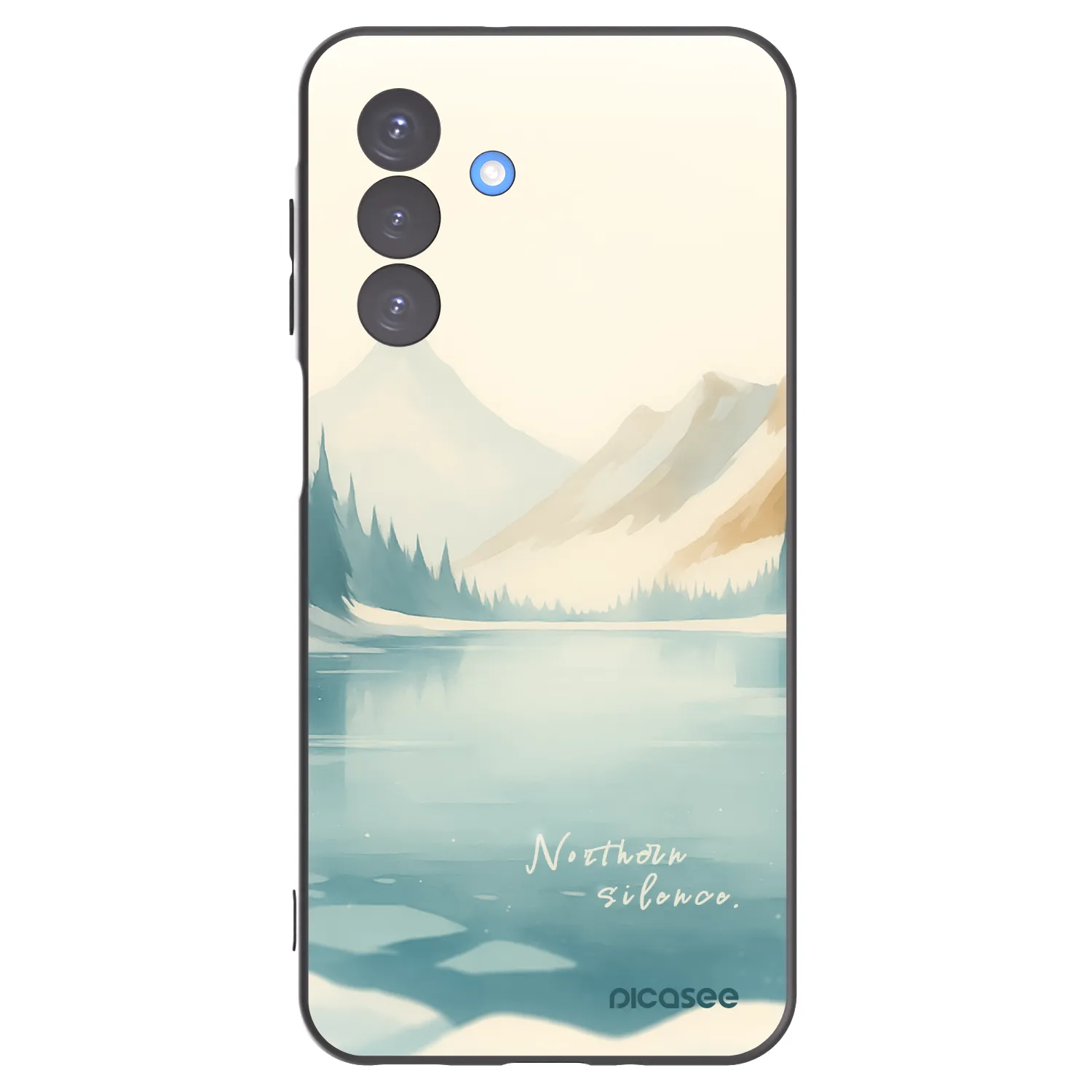Picasee fekete szilikon tok az alábbi mobiltelefonokra Samsung Galaxy A17 5G - NOTHERN SILENCE