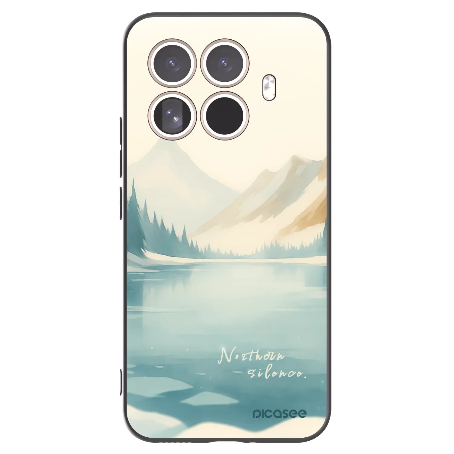 Picasee fekete szilikon tok az alábbi mobiltelefonokra Xiaomi 15T Pro - NOTHERN SILENCE