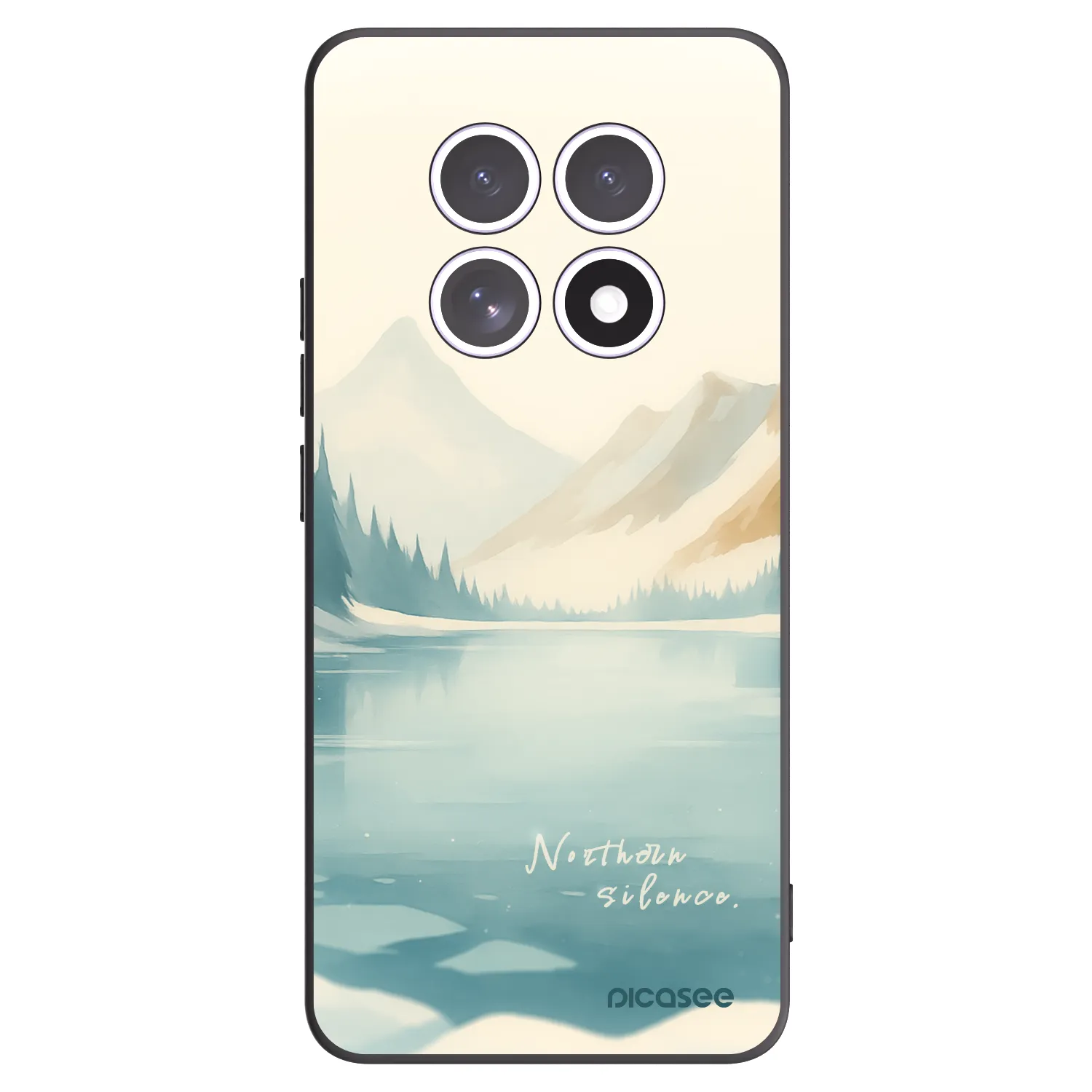 Picasee fekete szilikon tok az alábbi mobiltelefonokra Xiaomi Redmi Note 15 - NOTHERN SILENCE