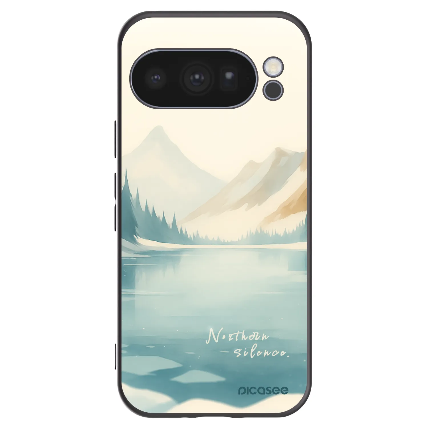 Picasee fekete szilikon tok az alábbi mobiltelefonokra Google Pixel 10 Pro - NOTHERN SILENCE