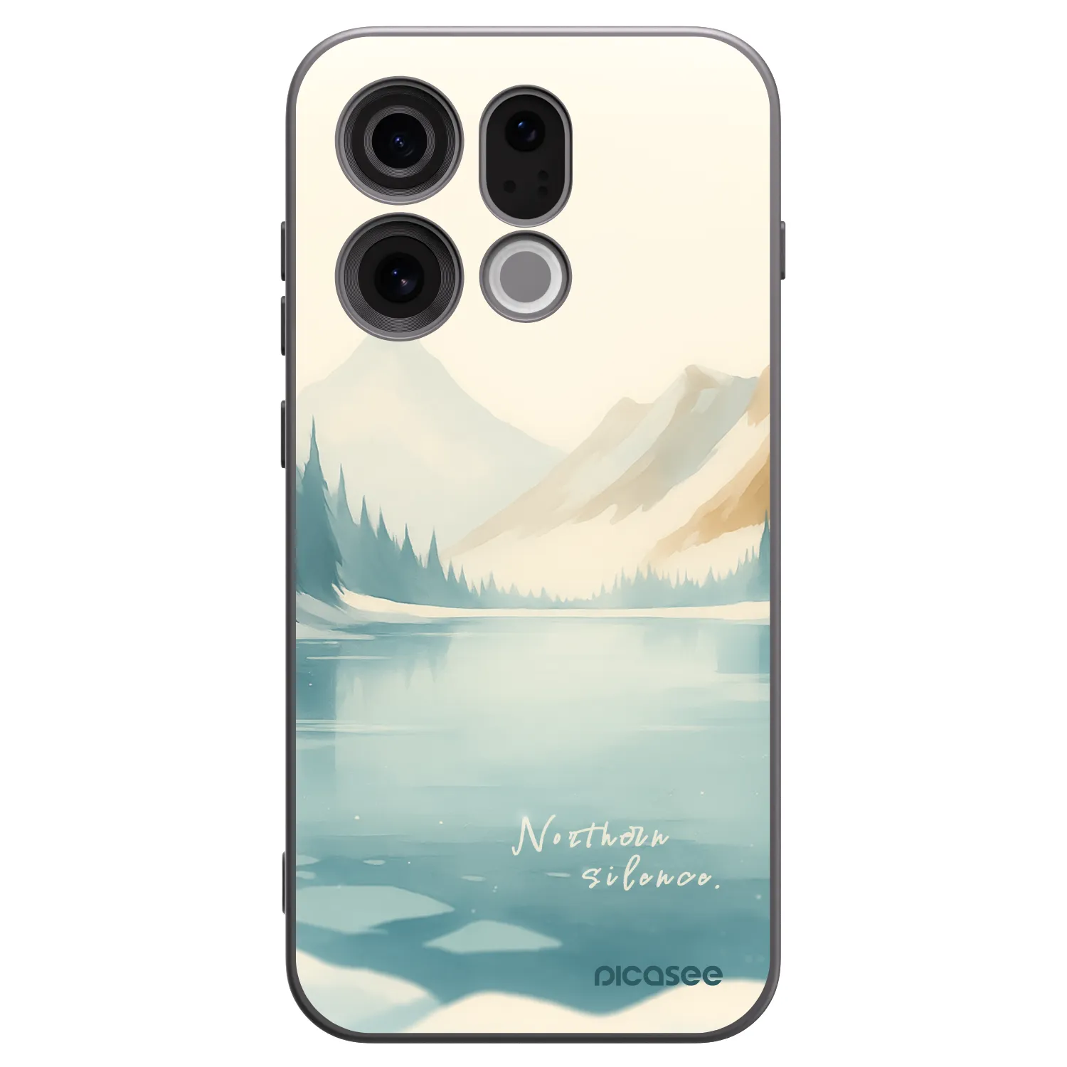 Picasee fekete szilikon tok az alábbi mobiltelefonokra OPPO Find X9 - NOTHERN SILENCE