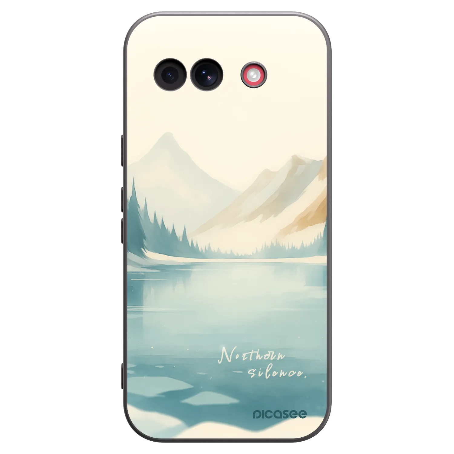 Picasee fekete szilikon tok az alábbi mobiltelefonokra Google Pixel 10a - NOTHERN SILENCE