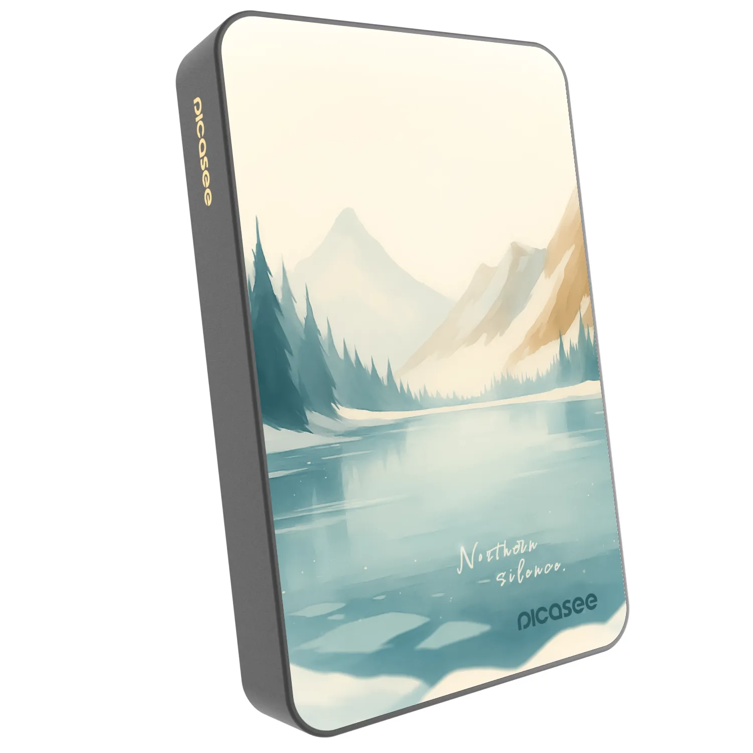 Picasee Powerbank MagSafe 10 000 mAh Szürke - NOTHERN SILENCE