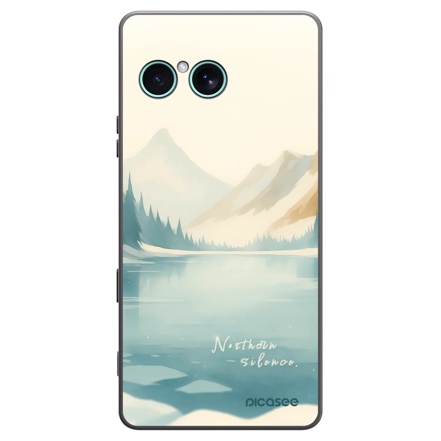 Picasee fekete szilikon tok az alábbi mobiltelefonokra Sony Xperia 10 VII - NOTHERN SILENCE