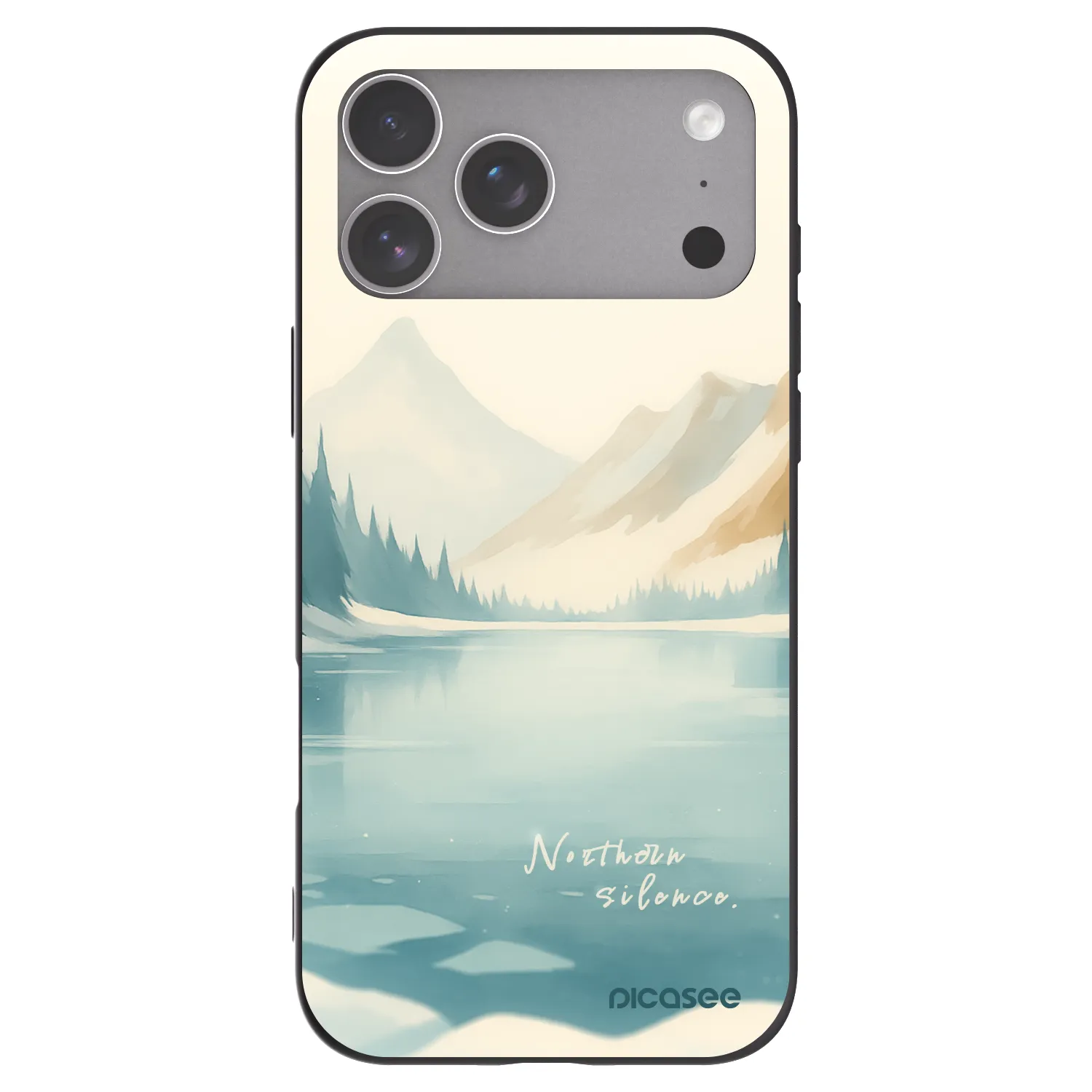 Picasee fekete szilikon tok az alábbi mobiltelefonokra Apple iPhone 18 Pro Max - NOTHERN SILENCE