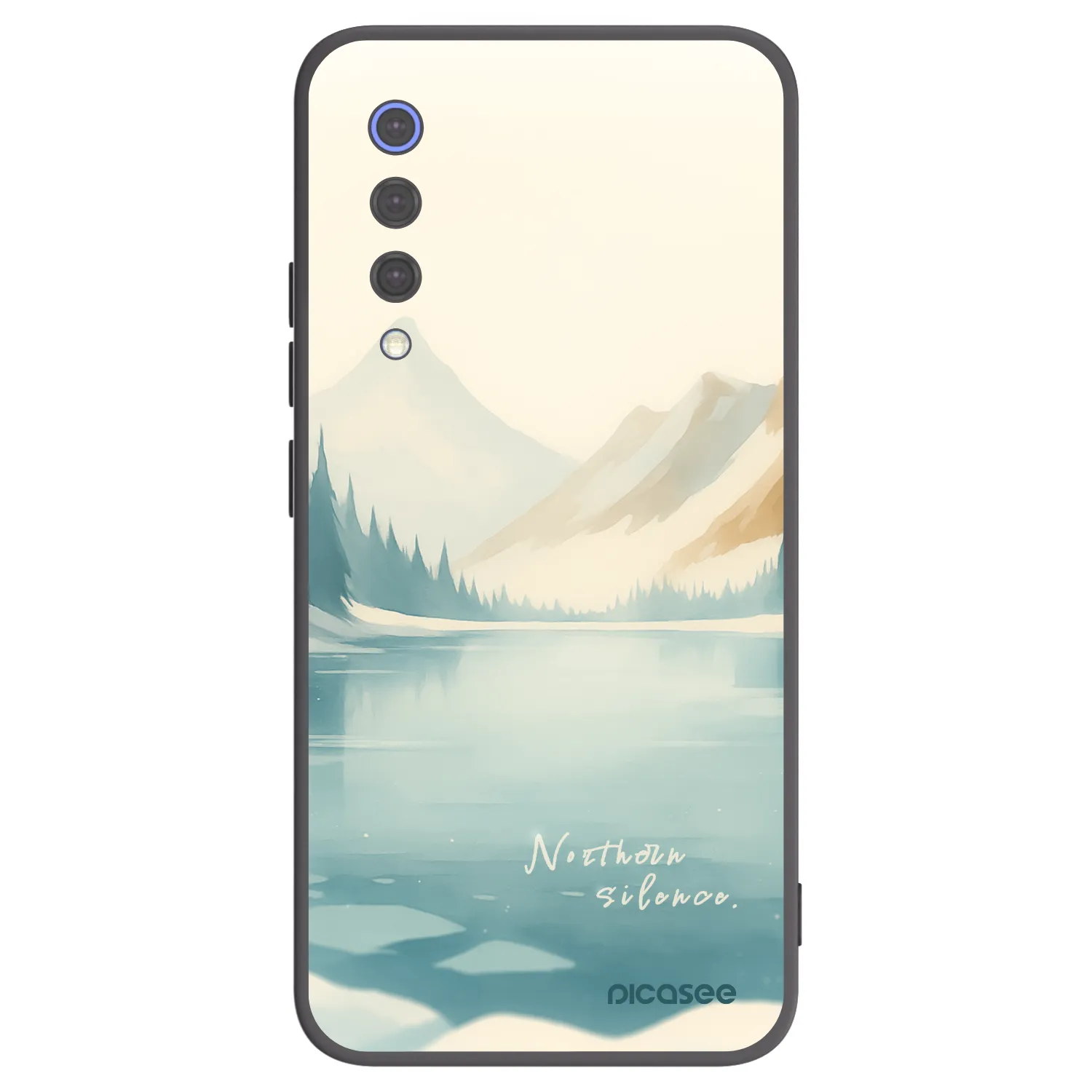 Picasee fekete szilikon tok az alábbi mobiltelefonokra Xiaomi Mi 9 SE - NOTHERN SILENCE