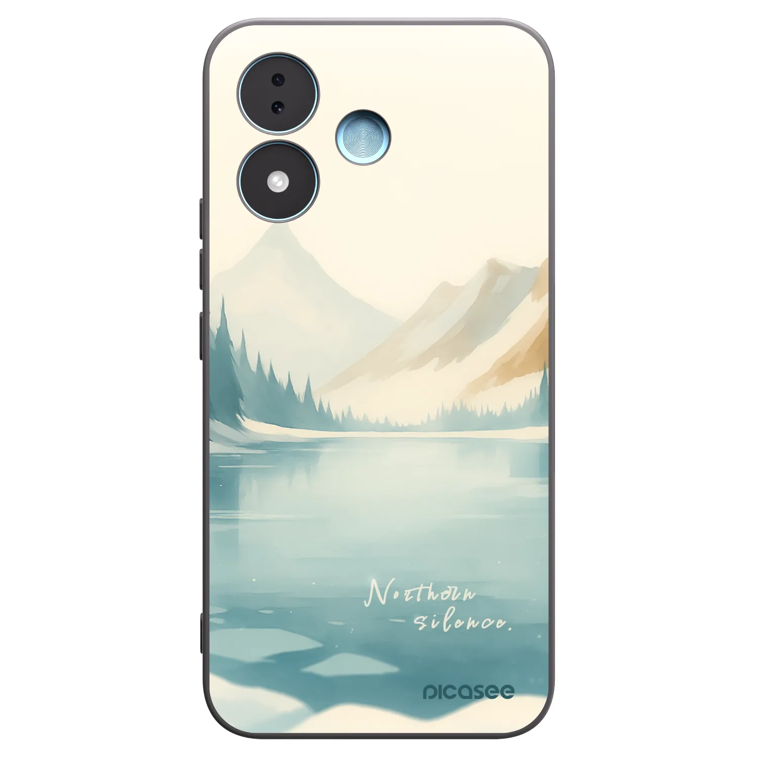 Picasee fekete szilikon tok az alábbi mobiltelefonokra Xiaomi Redmi Note 17 5G - NOTHERN SILENCE