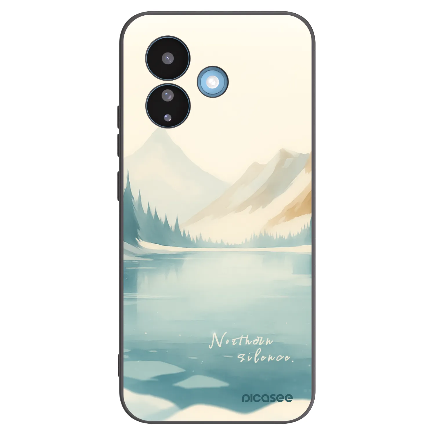 Picasee fekete szilikon tok az alábbi mobiltelefonokra Xiaomi Redmi Note 17 Pro 5G - NOTHERN SILENCE
