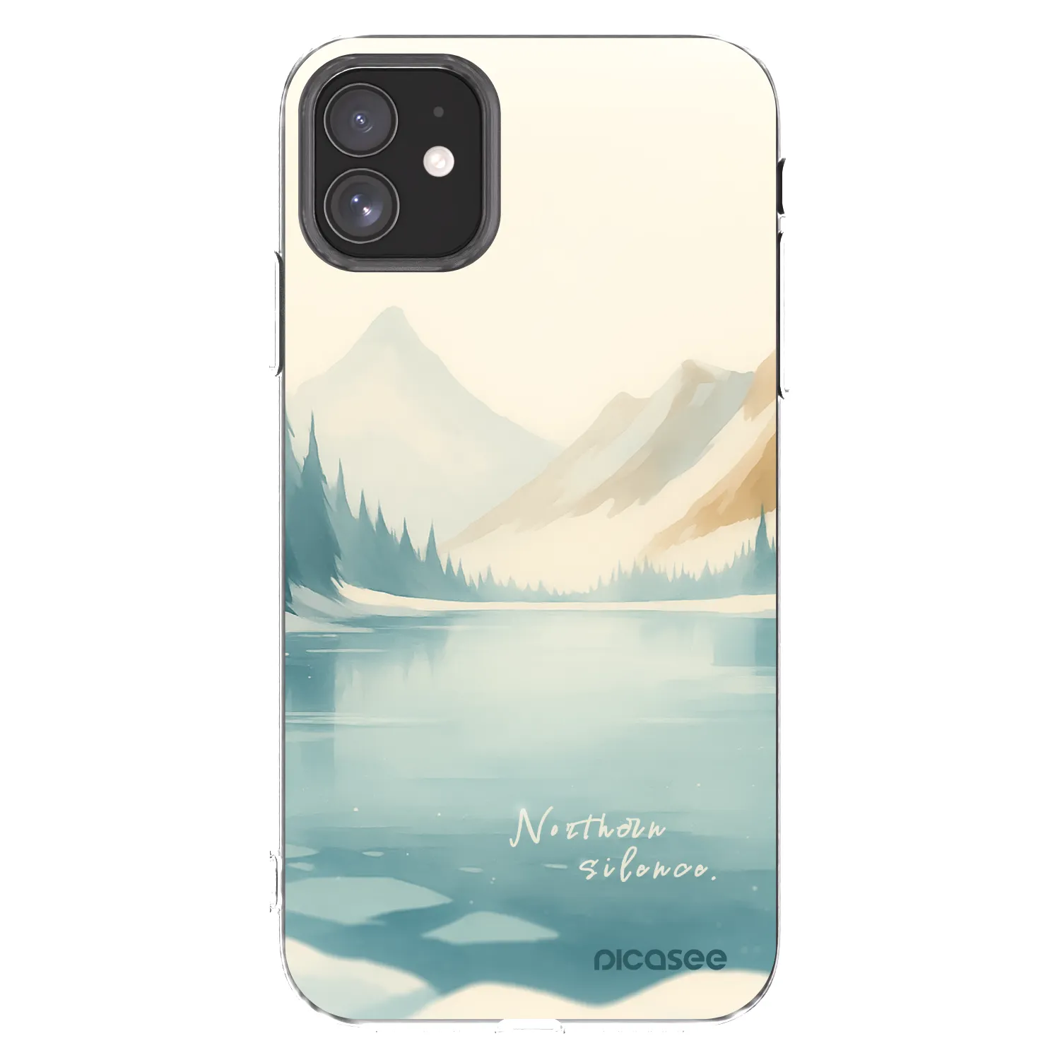 Picasee átlátszó szilikon tok az alábbi mobiltelefonokra Apple iPhone 11 - NOTHERN SILENCE