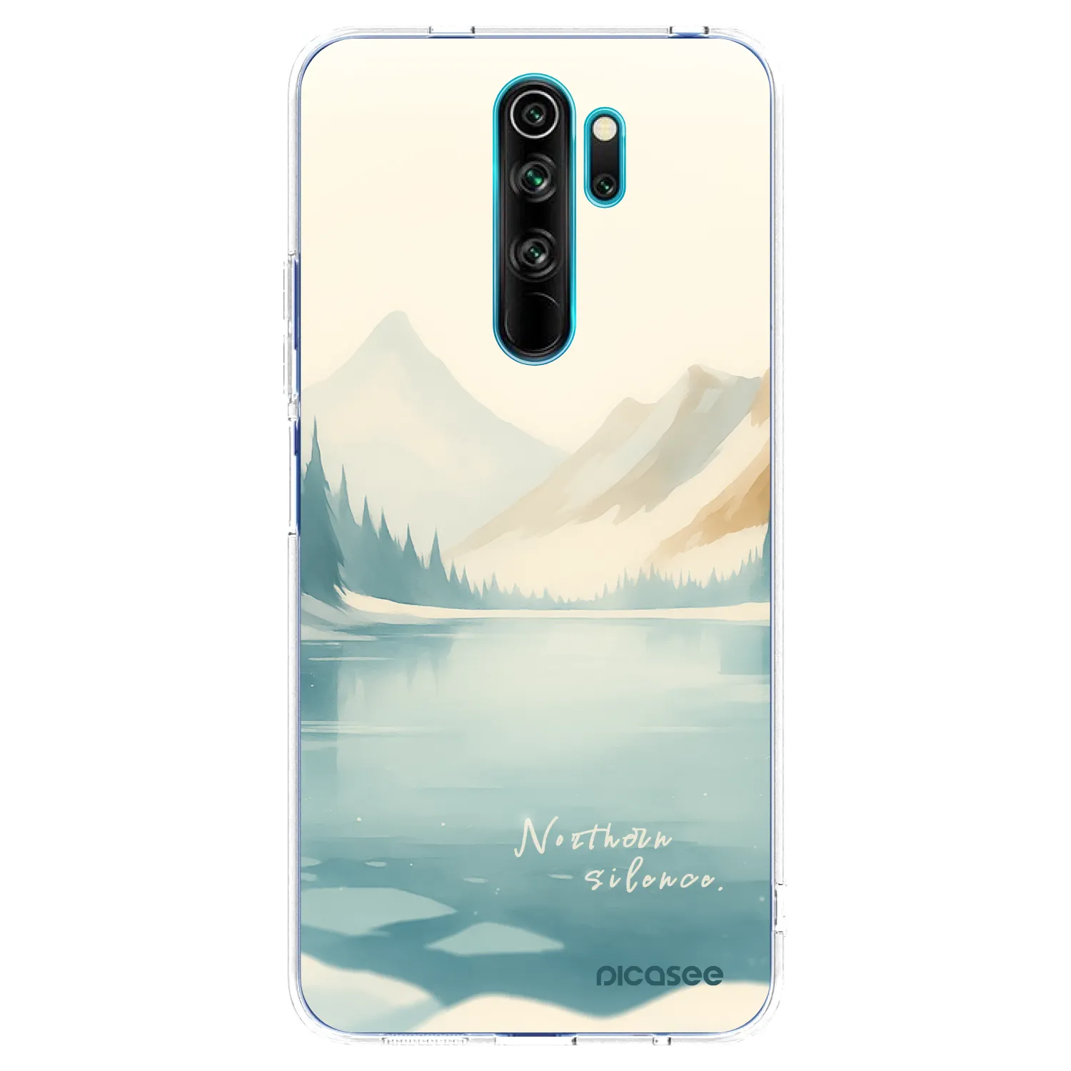 Picasee átlátszó szilikon tok az alábbi mobiltelefonokra Xiaomi Redmi Note 8 Pro - NOTHERN SILENCE