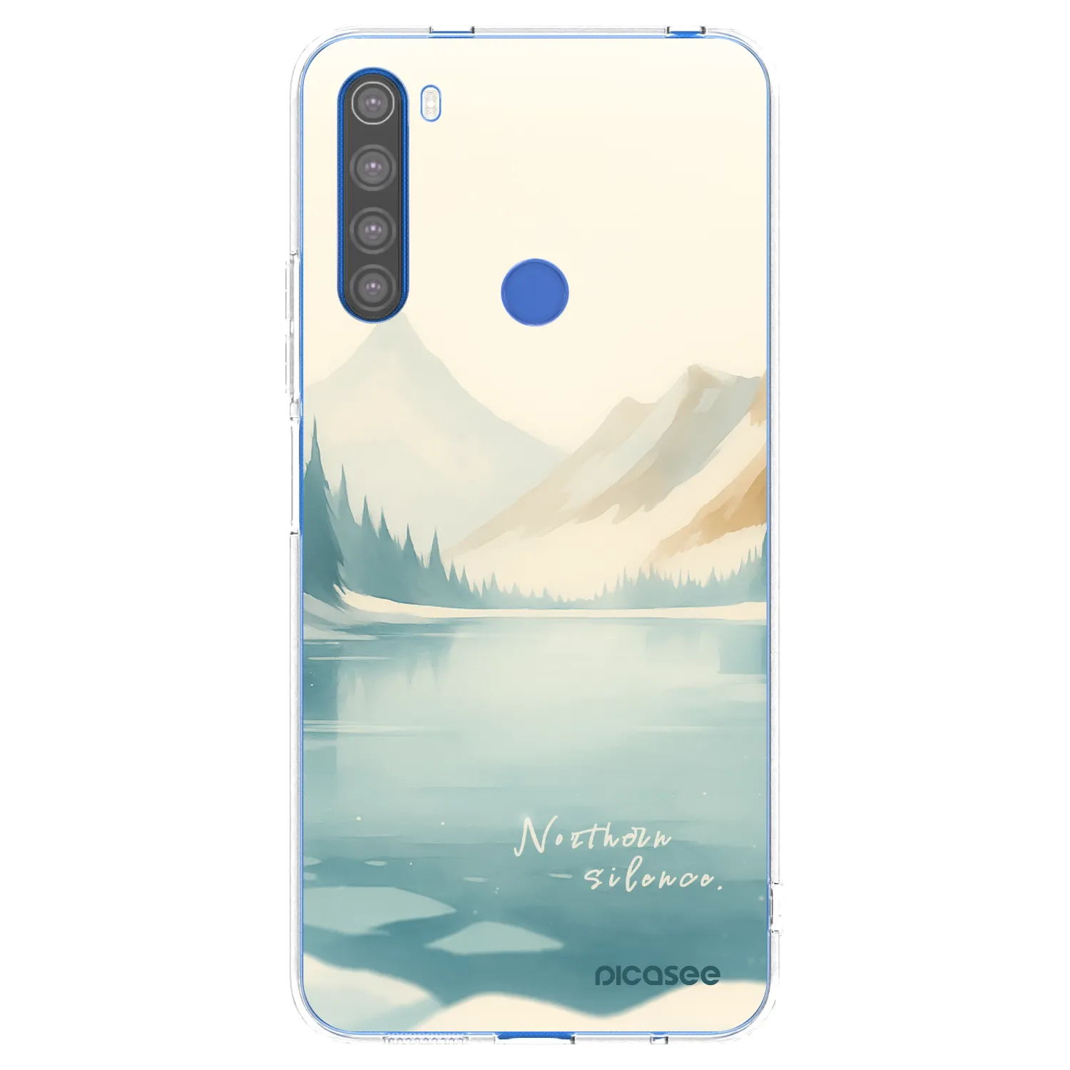Picasee átlátszó szilikon tok az alábbi mobiltelefonokra Xiaomi Redmi Note 8T - NOTHERN SILENCE