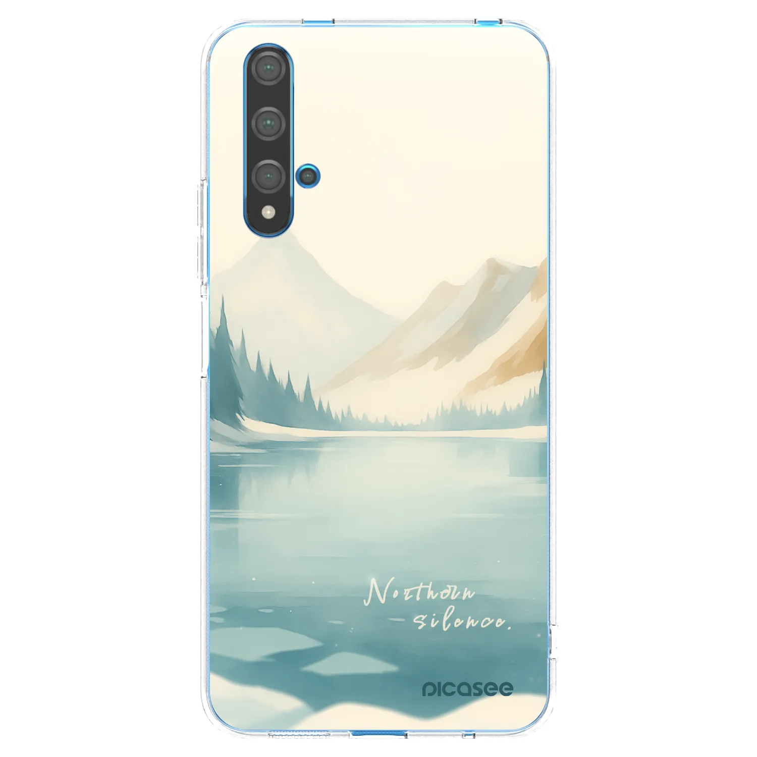 Picasee átlátszó szilikon tok az alábbi mobiltelefonokra Huawei Nova 5T - NOTHERN SILENCE