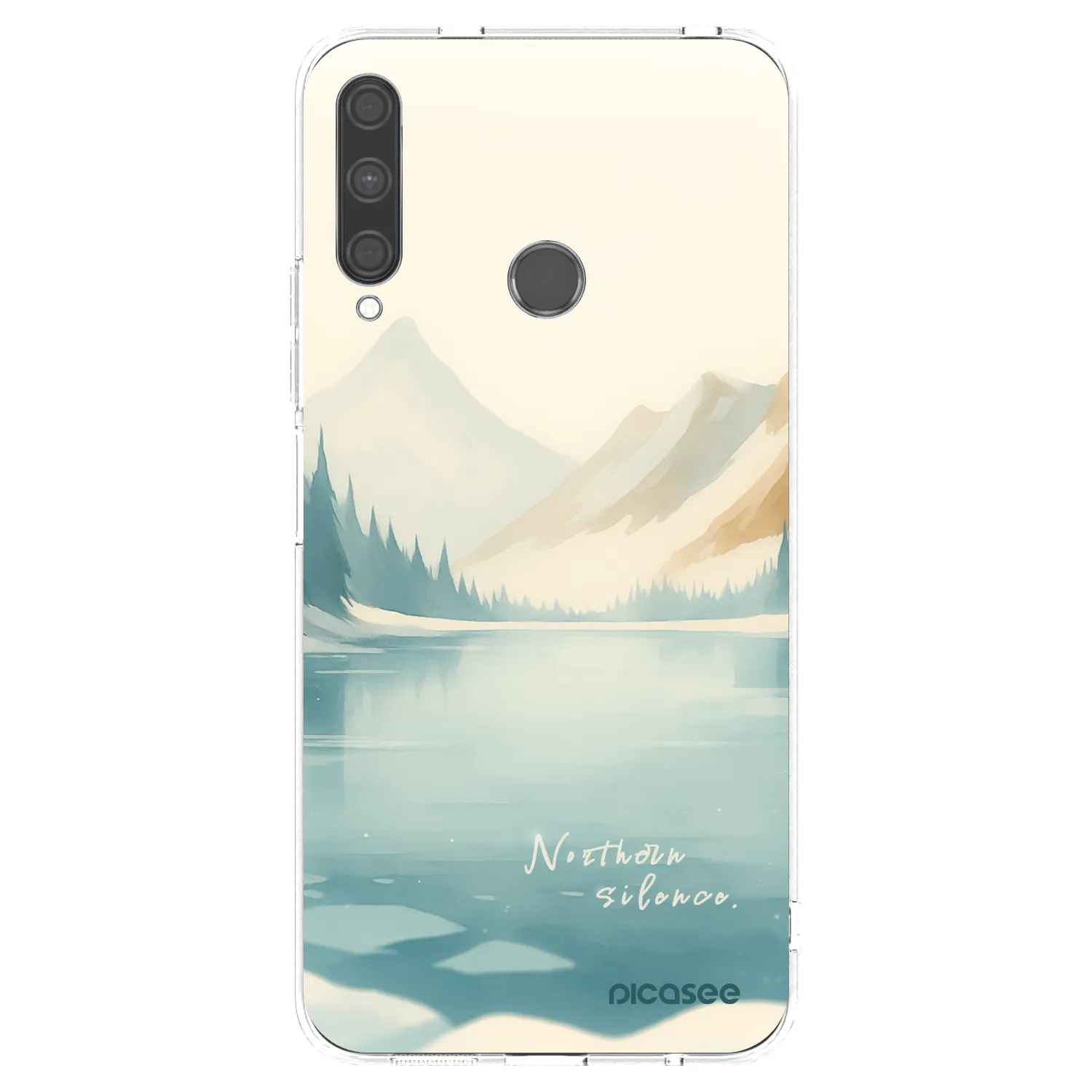 Picasee átlátszó szilikon tok az alábbi mobiltelefonokra Huawei P40 Lite E - NOTHERN SILENCE