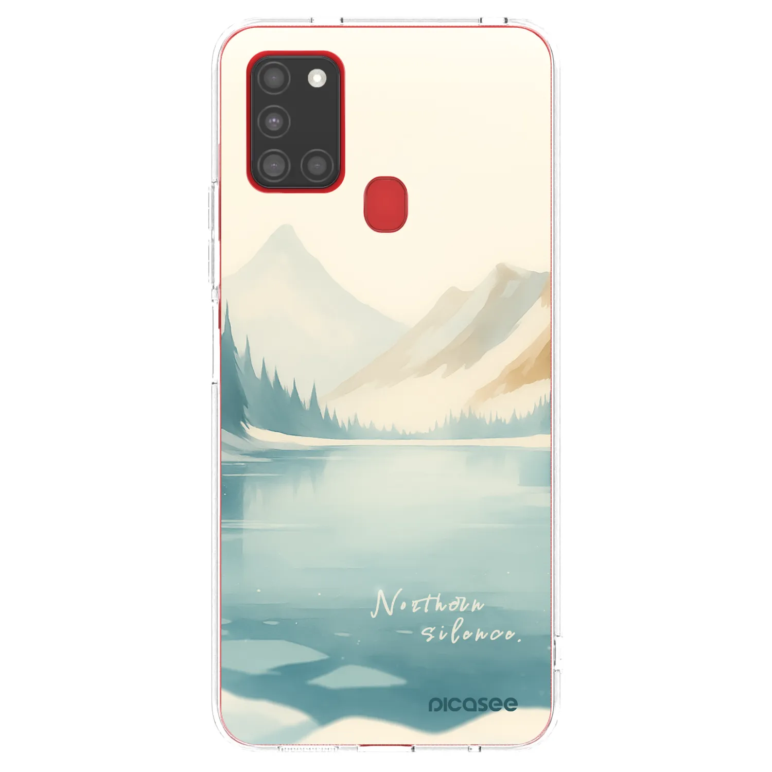 Picasee átlátszó szilikon tok az alábbi mobiltelefonokra Samsung Galaxy A21s - NOTHERN SILENCE