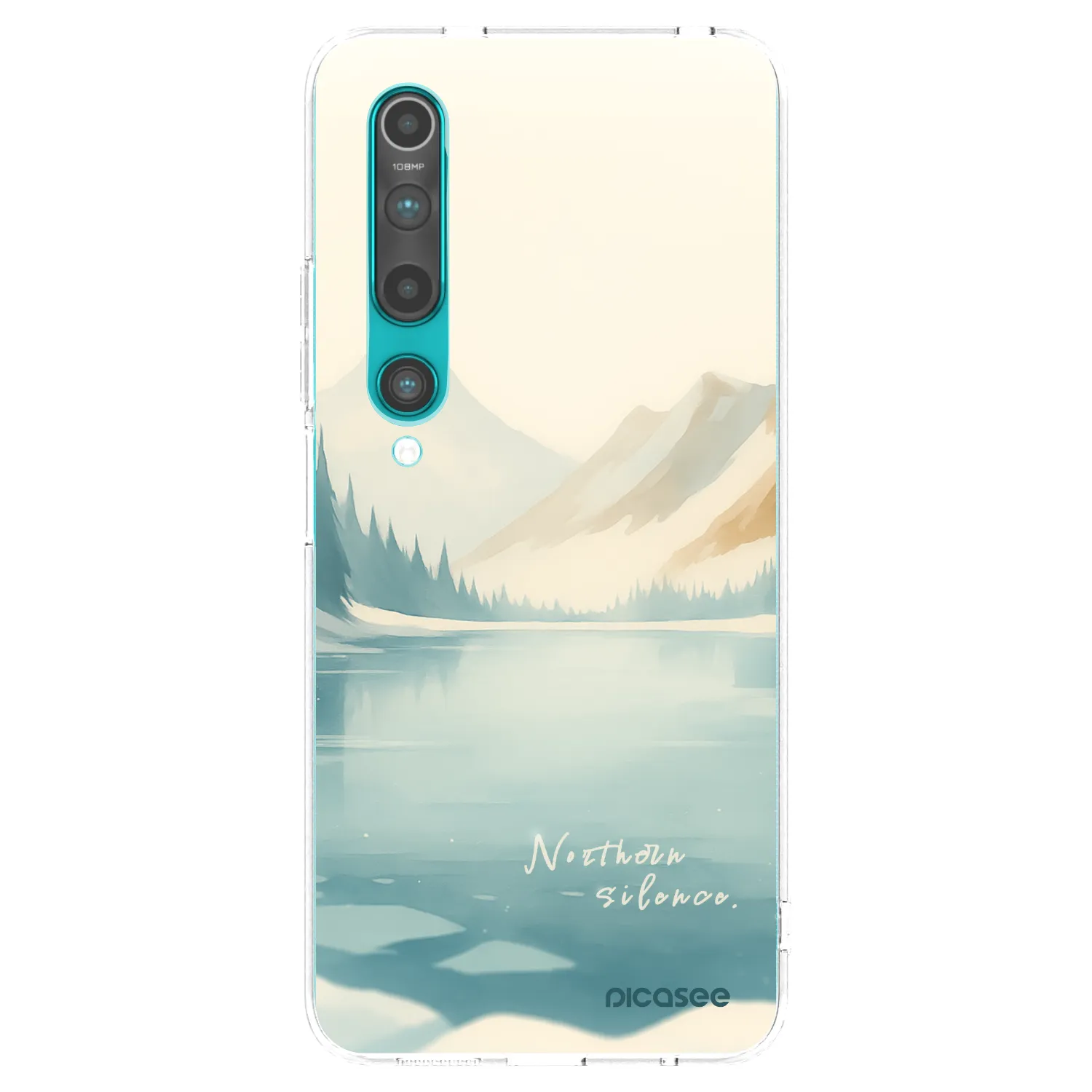 Picasee átlátszó szilikon tok az alábbi mobiltelefonokra Xiaomi Mi 10 - NOTHERN SILENCE