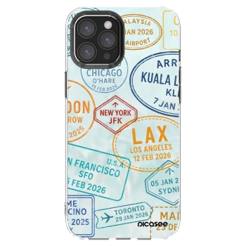 Picasee átlátszó szilikon tok az alábbi mobiltelefonokra Apple iPhone 12 Pro Max - PASSPORT EDITION