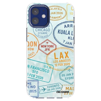 Picasee átlátszó szilikon tok az alábbi mobiltelefonokra Apple iPhone 12 mini - PASSPORT EDITION
