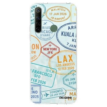 Picasee átlátszó szilikon tok az alábbi mobiltelefonokra Realme 6i - PASSPORT EDITION