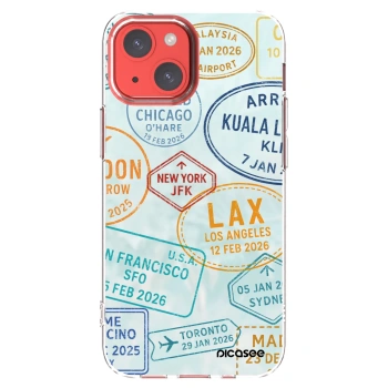Picasee átlátszó szilikon tok az alábbi mobiltelefonokra Apple iPhone 13 mini - PASSPORT EDITION