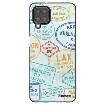 Picasee fekete szilikon tok az alábbi mobiltelefonokra Samsung Galaxy M12 M127F - PASSPORT EDITION