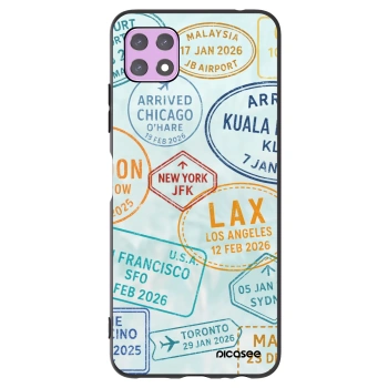 Picasee fekete szilikon tok az alábbi mobiltelefonokra Samsung Galaxy A22 A226B 5G - PASSPORT EDITION
