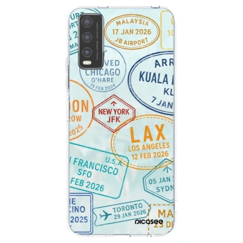 Picasee átlátszó szilikon tok az alábbi mobiltelefonokra Vivo Y20s - PASSPORT EDITION