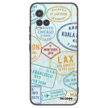 Picasee fekete szilikon tok az alábbi mobiltelefonokra Vivo Y33s - PASSPORT EDITION