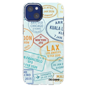 Picasee átlátszó szilikon tok az alábbi mobiltelefonokra Apple iPhone 14 Plus - PASSPORT EDITION