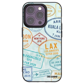 Picasee fekete szilikon tok az alábbi mobiltelefonokra Apple iPhone 14 Pro - PASSPORT EDITION