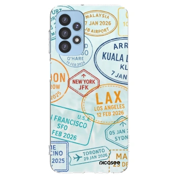 Picasee átlátszó szilikon tok az alábbi mobiltelefonokra Samsung Galaxy A23 A235F 4G - PASSPORT EDITION