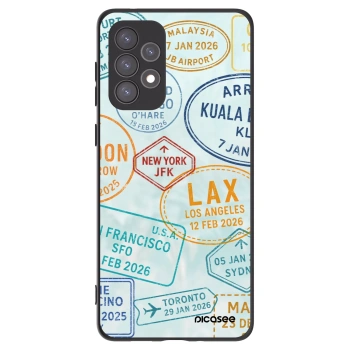 Picasee fekete szilikon tok az alábbi mobiltelefonokra Samsung Galaxy A73 5G - PASSPORT EDITION