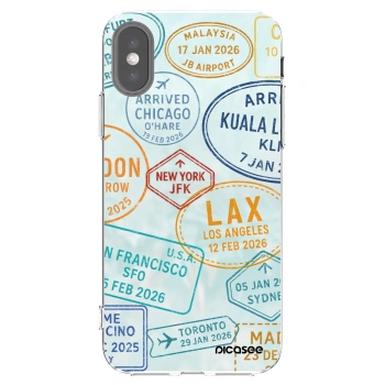 Picasee átlátszó szilikon tok az alábbi mobiltelefonokra Apple iPhone X/XS - PASSPORT EDITION