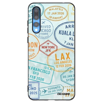 Picasee fekete szilikon tok az alábbi mobiltelefonokra Huawei P20 Pro - PASSPORT EDITION
