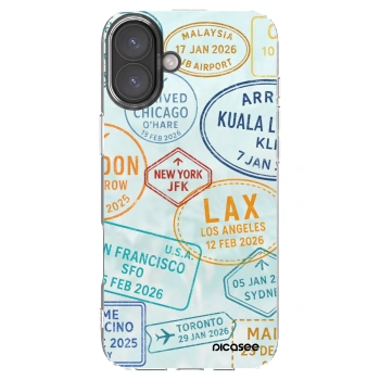 Picasee átlátszó szilikon tok az alábbi mobiltelefonokra Apple iPhone 16 Plus - PASSPORT EDITION