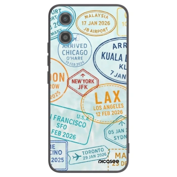 Picasee fekete szilikon tok az alábbi mobiltelefonokra Motorola Moto G34 5G - PASSPORT EDITION