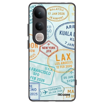 Picasee fekete szilikon tok az alábbi mobiltelefonokra Vivo V50 Lite 5G - PASSPORT EDITION