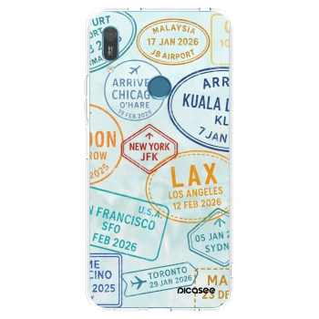 Picasee átlátszó szilikon tok az alábbi mobiltelefonokra Huawei Y6 2019 - PASSPORT EDITION