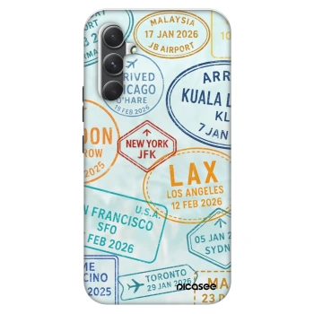 Szilikon tok erre a típusra Samsung Galaxy A34 5G A346B - PASSPORT EDITION