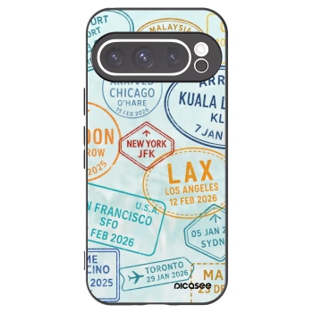 Picasee fekete szilikon tok az alábbi mobiltelefonokra Google Pixel 9 Pro XL - PASSPORT EDITION