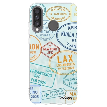 Picasee átlátszó szilikon tok az alábbi mobiltelefonokra Huawei P30 Lite - PASSPORT EDITION