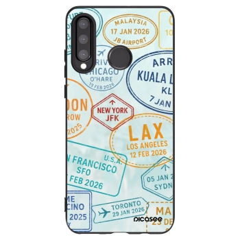 Picasee fekete szilikon tok az alábbi mobiltelefonokra Huawei P30 Lite - PASSPORT EDITION