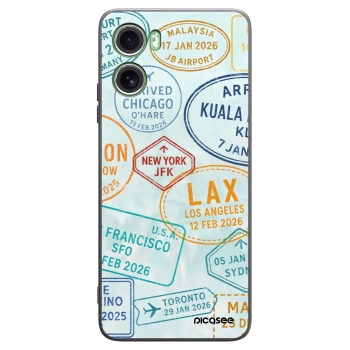 Picasee fekete szilikon tok az alábbi mobiltelefonokra Motorola Moto G06 - PASSPORT EDITION