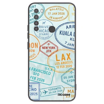 Picasee fekete szilikon tok az alábbi mobiltelefonokra Xiaomi Redmi Note 8 - PASSPORT EDITION