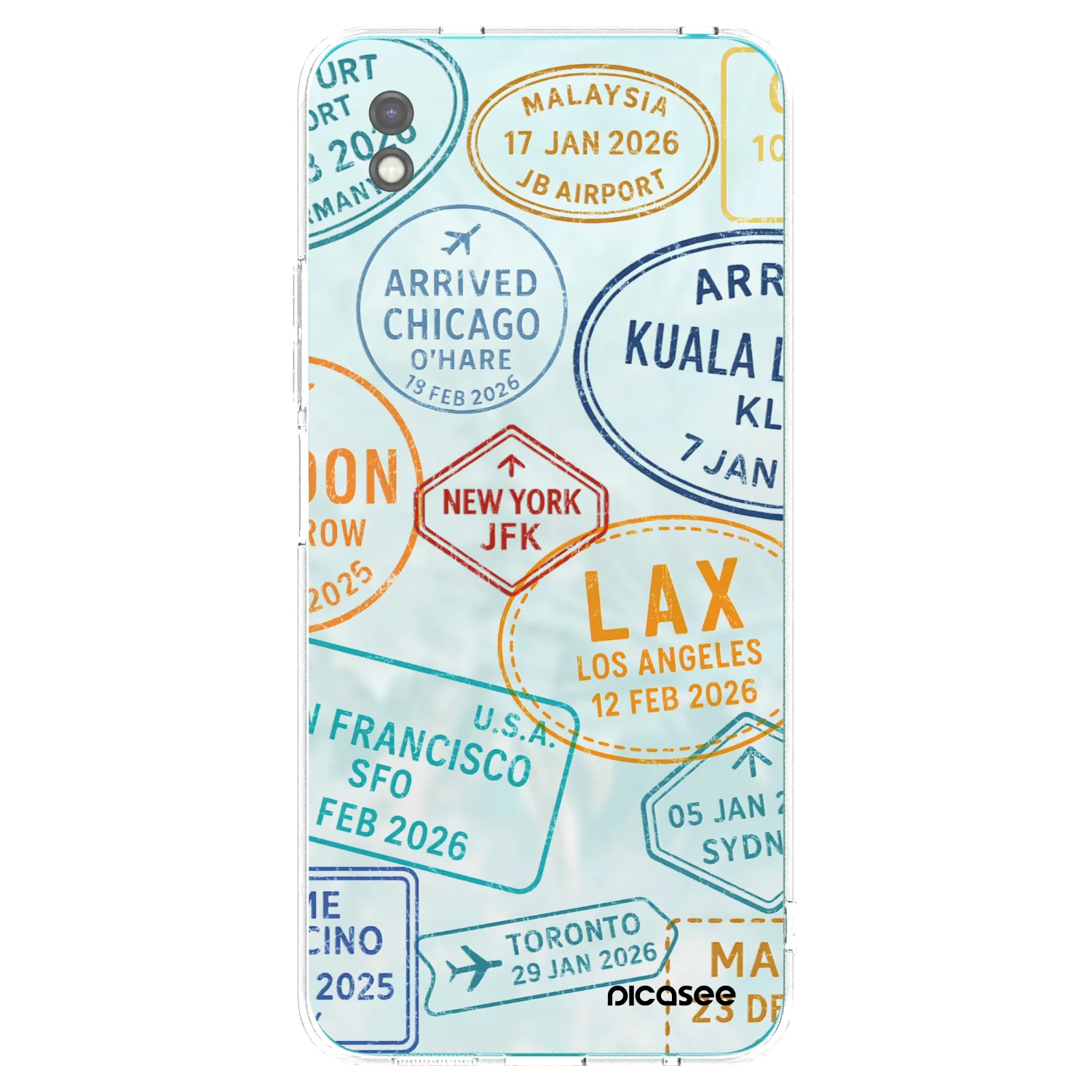 Picasee fekete szilikon tok az alábbi mobiltelefonokra Xiaomi Redmi 9A - PASSPORT EDITION