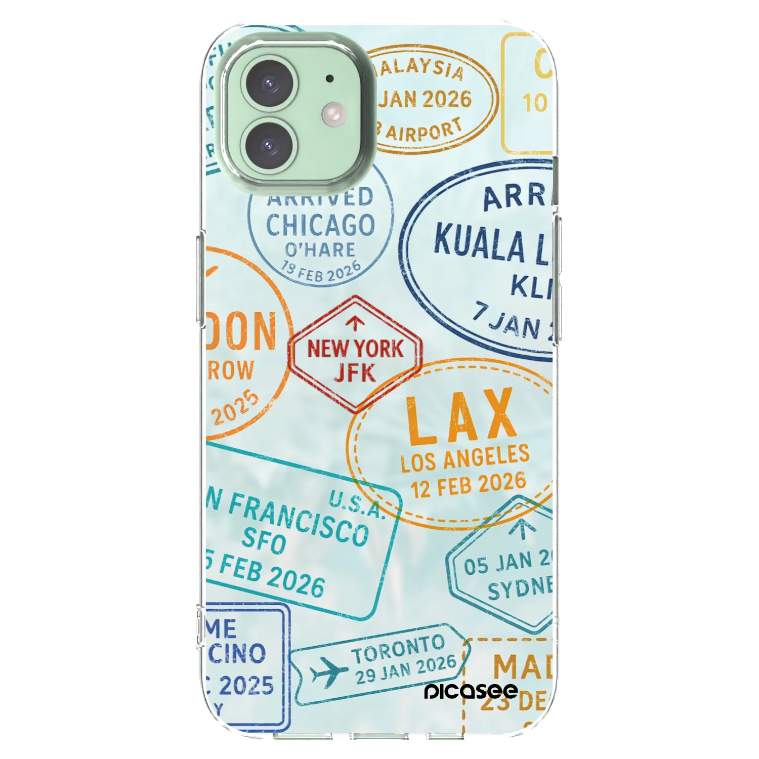 Picasee átlátszó szilikon tok az alábbi mobiltelefonokra Apple iPhone 12 Pro - PASSPORT EDITION