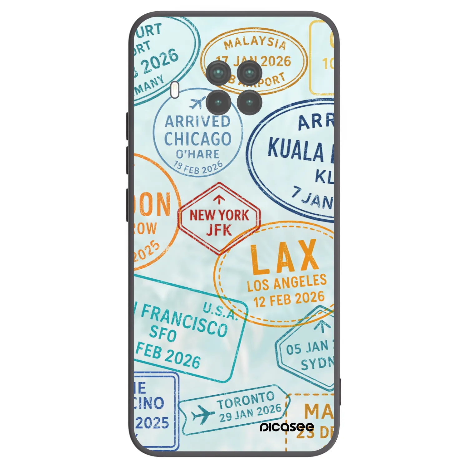 Picasee fekete szilikon tok az alábbi mobiltelefonokra Xiaomi Mi 10T Lite - PASSPORT EDITION