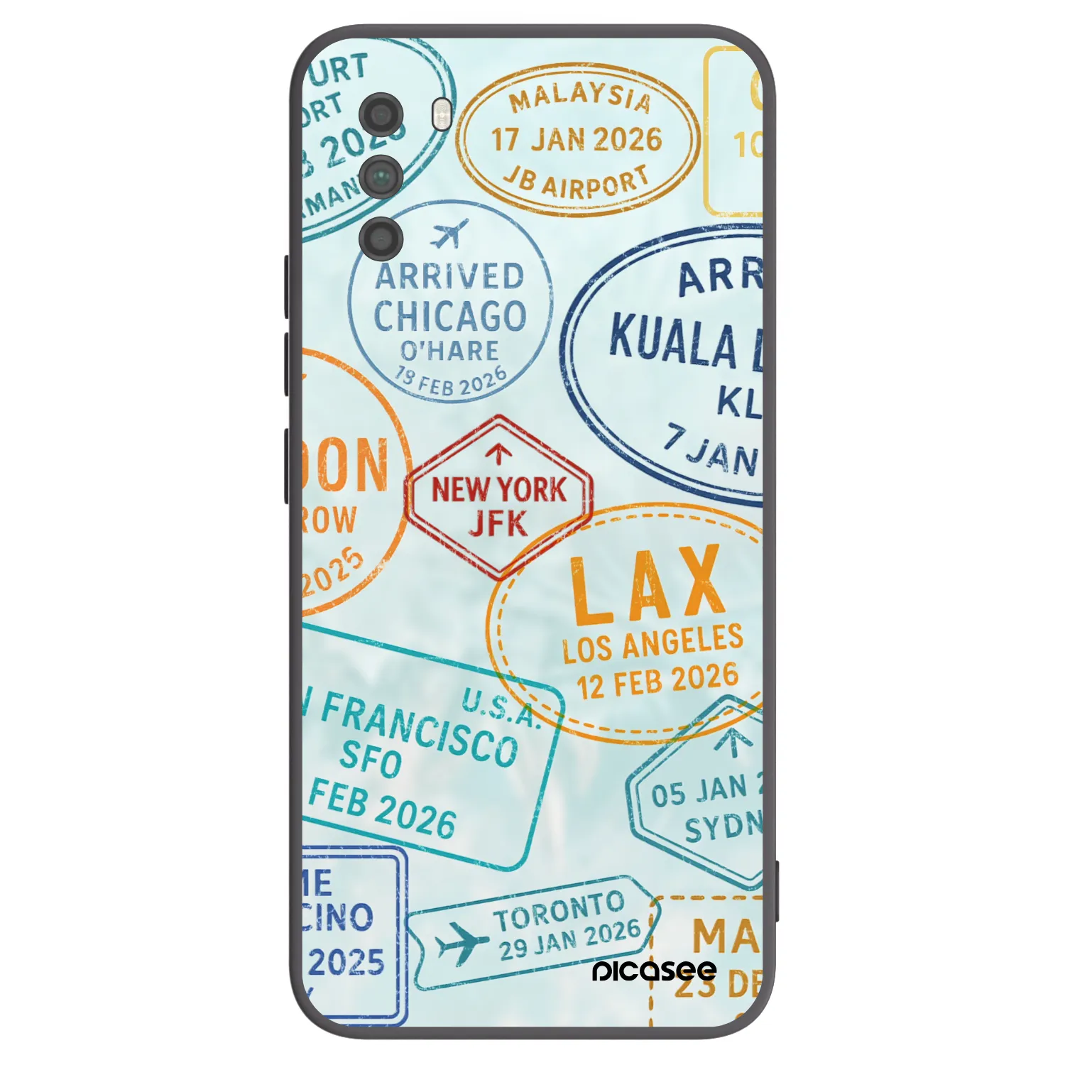 Picasee fekete szilikon tok az alábbi mobiltelefonokra Xiaomi Poco M3 - PASSPORT EDITION