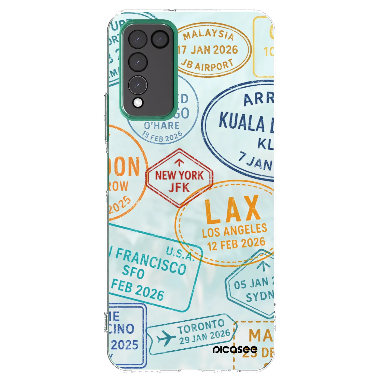Picasee átlátszó szilikon tok az alábbi mobiltelefonokra Honor 10X Lite - PASSPORT EDITION
