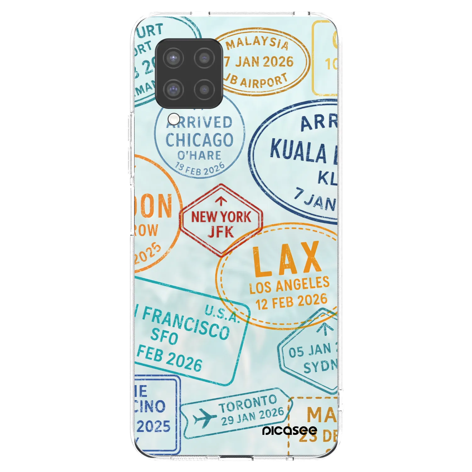 Picasee átlátszó szilikon tok az alábbi mobiltelefonokra Samsung Galaxy A42 A426B - PASSPORT EDITION
