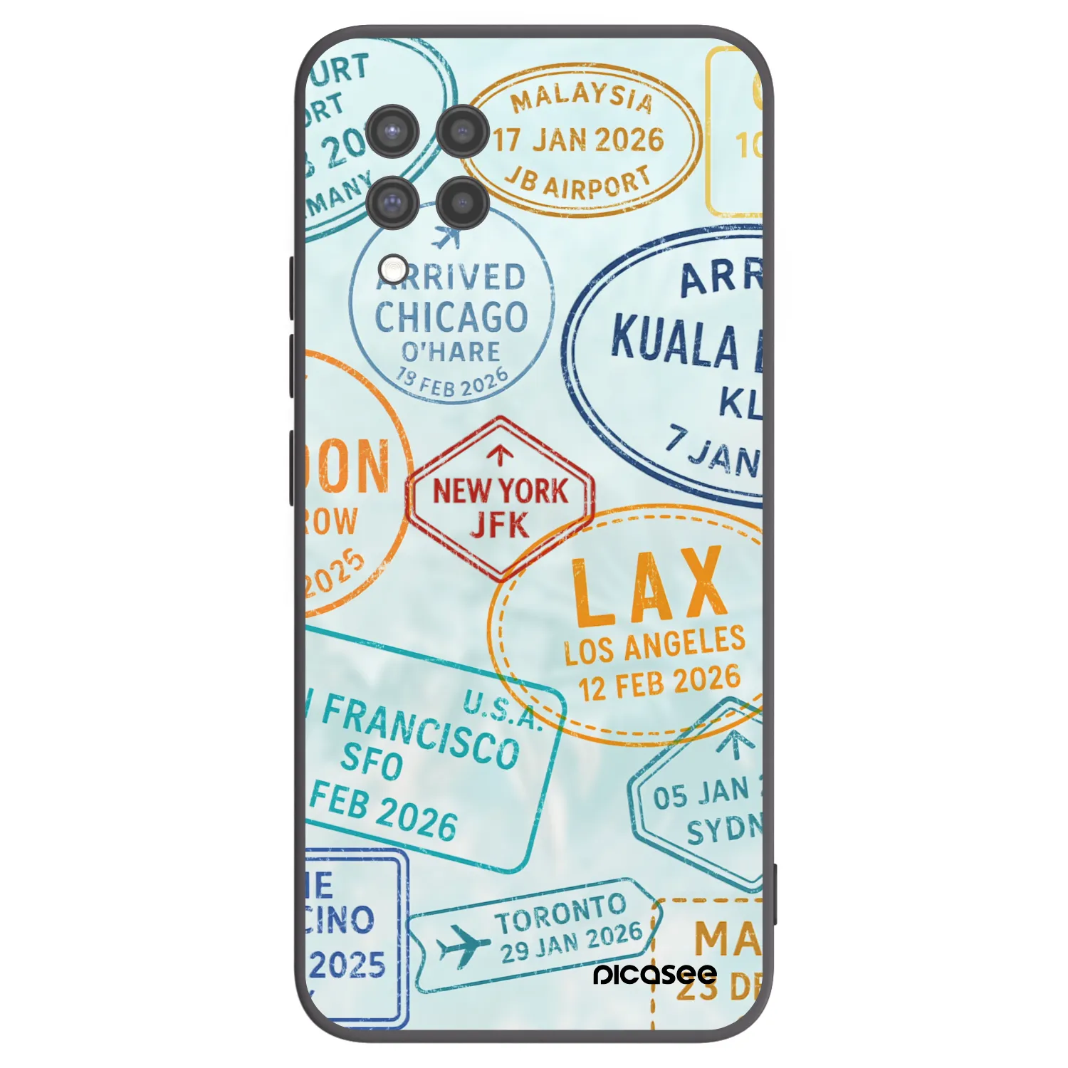 Picasee fekete szilikon tok az alábbi mobiltelefonokra Samsung Galaxy A42 A426B - PASSPORT EDITION